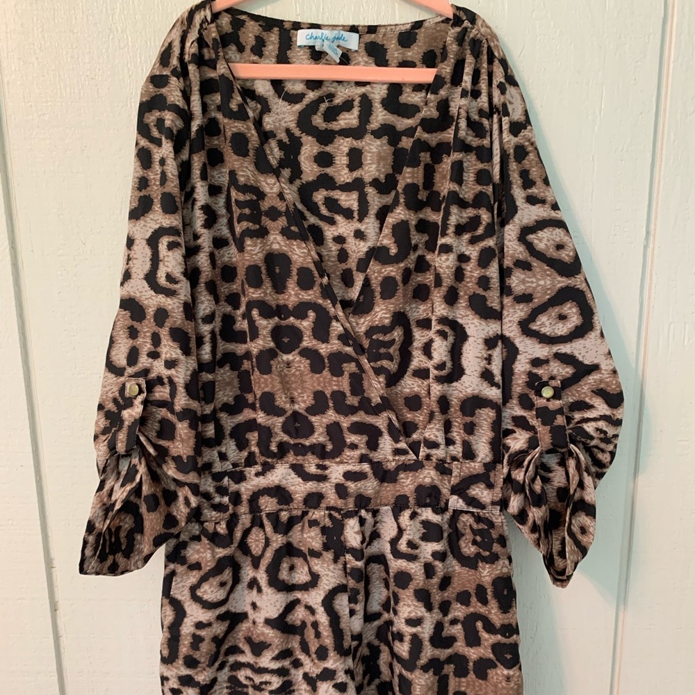 Animal Print Romper